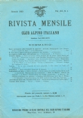 RIVISTA MENSILE DEL CAI ANNO 1889 di 