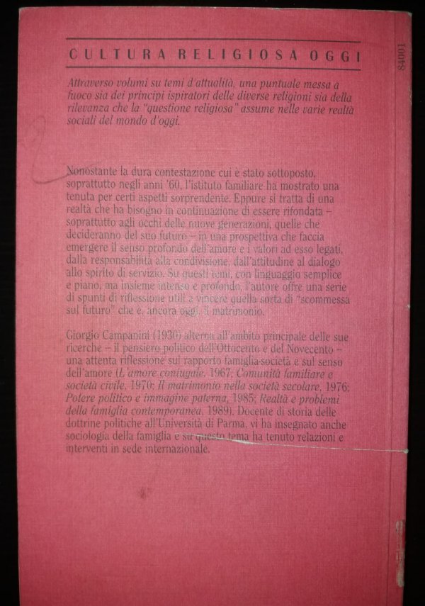 AMORE, FAMIGLIA, MATRIMONIO di GIORGIO CAMPANINI