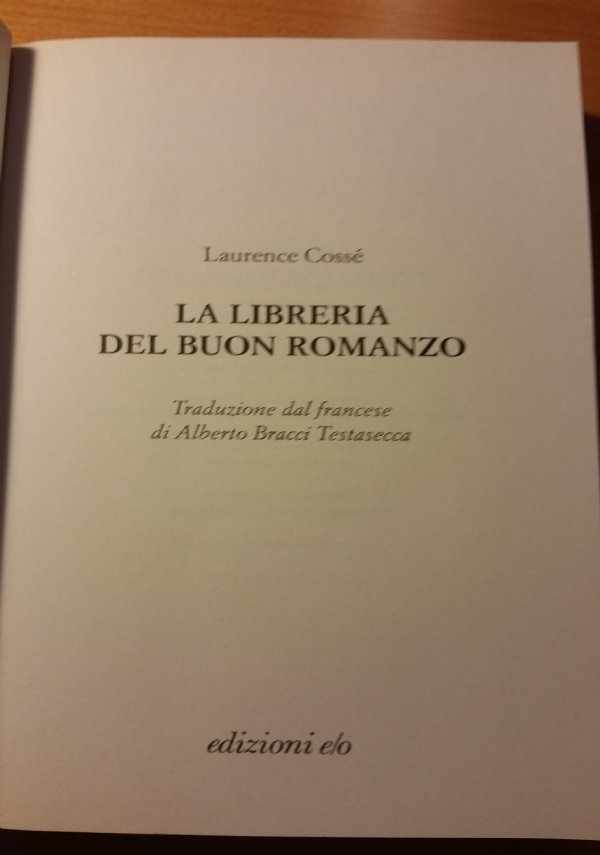 La libreria del buon romanzo di Laurence Cossé