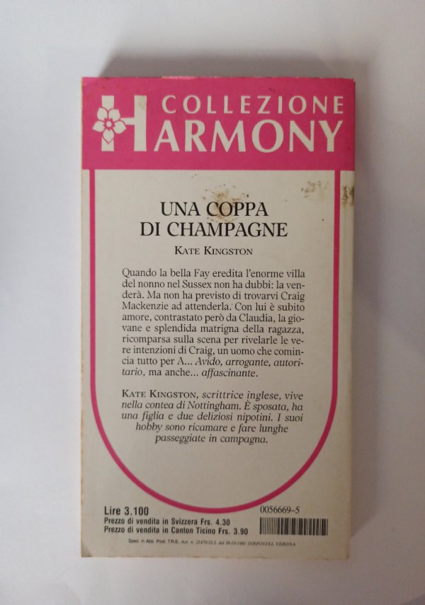 una coppa di champagne di kate kingston