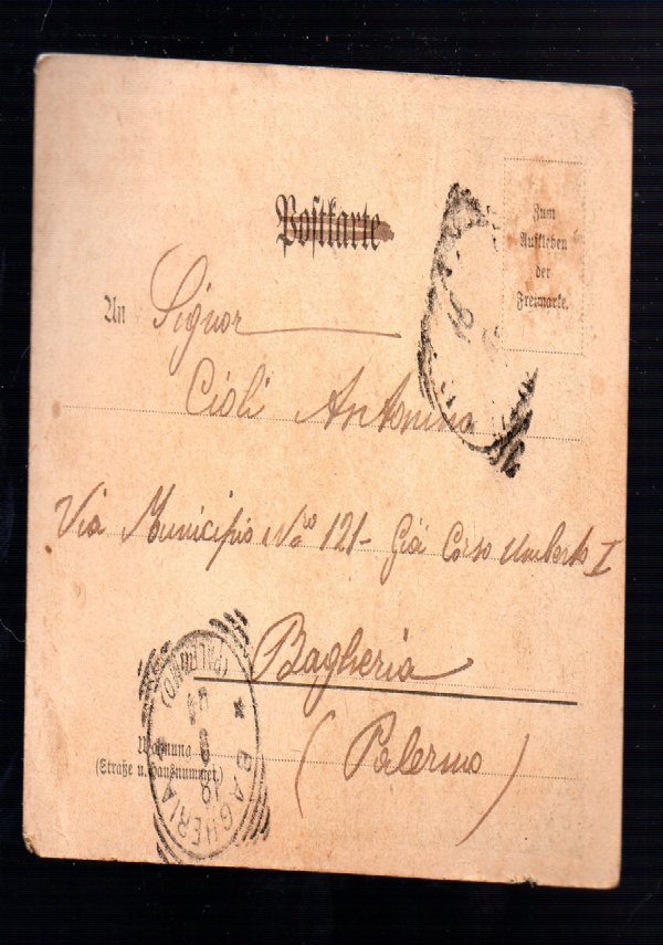 Gruss aus Stampa Cartolina Postale di -