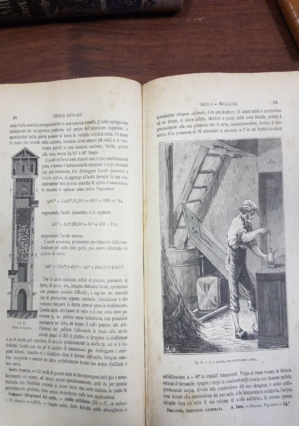 Chimica popolare per Alessio Clerc. Metalloidi. Metalli. Chimica organica. di Clerc Alessio