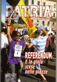 PATRIA INDIPENDENTE (ANPI) Dicembre 2010 � ONNA martoriata � Il CINEMA di Mario MONICELLI � Alberto TRIONFI � FASCISMO e SCUOLA � L�altra BASOVIZZA + inserto: �RINASCIMENTO, RISORGIMENTO, RESISTENZA� di 