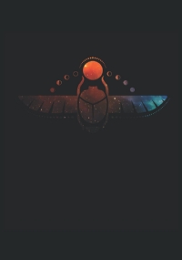 Cosmos egiziano Skarab: Sacra Geometria Spiritualità dello scarabeo egiziano, Regali Fodera (Formato A5, 15. 24 x 22, 86 cm, 120 pagine)