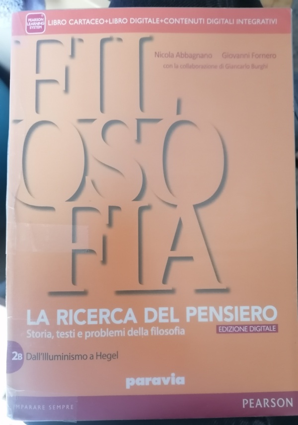 Quaderno del sapere filosofico 2 il pensiero moderno di 