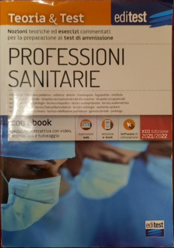 EdiTest 8000 quiz professioni sanitarie area scientifica e farmaceutica per la preparazione ai test di accesso. Con aggiornamento online. Con software di simulazione. di 