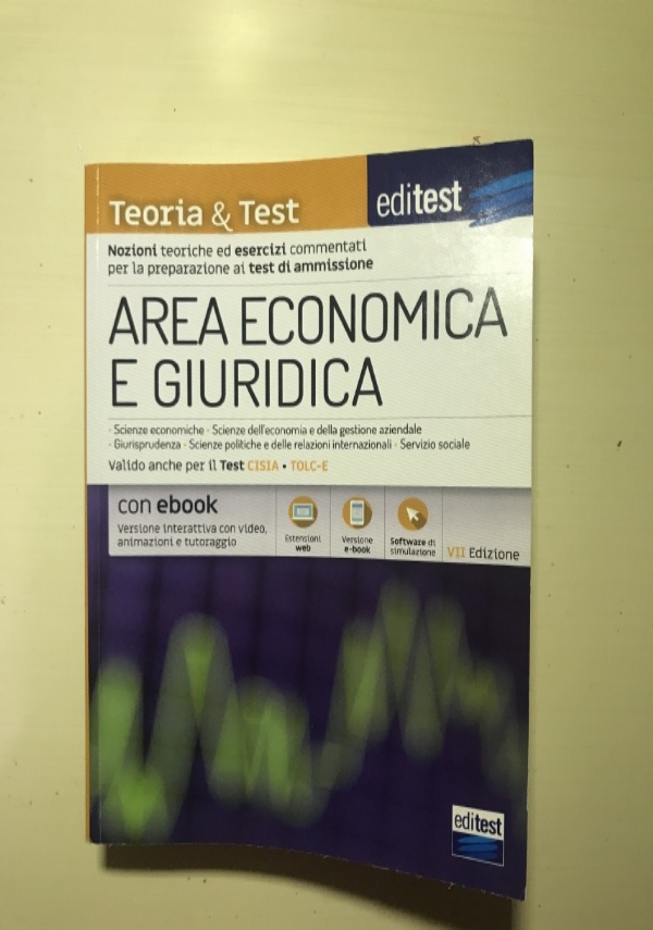 Editest esercitazioni area economica e giuridica di 