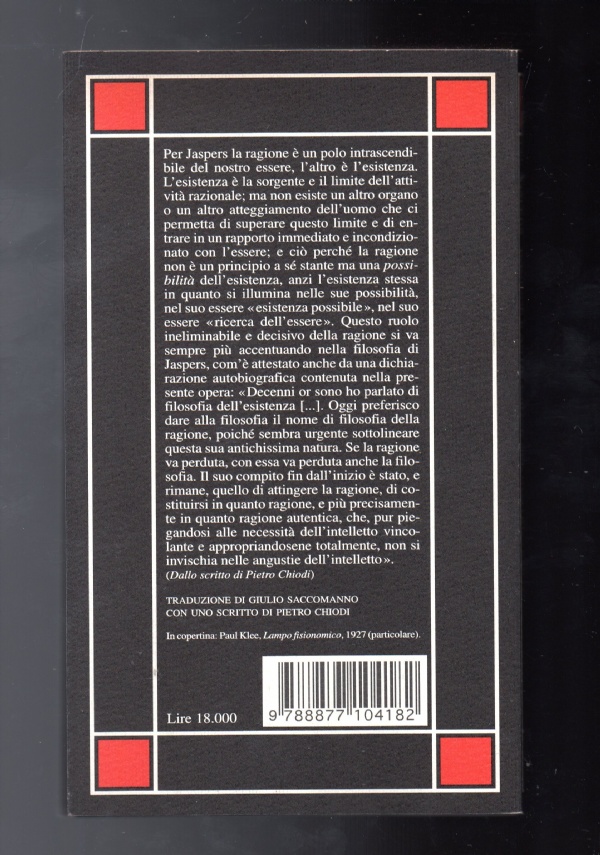 Ragione e antiragione nel nostro tempo di Karl Jaspers