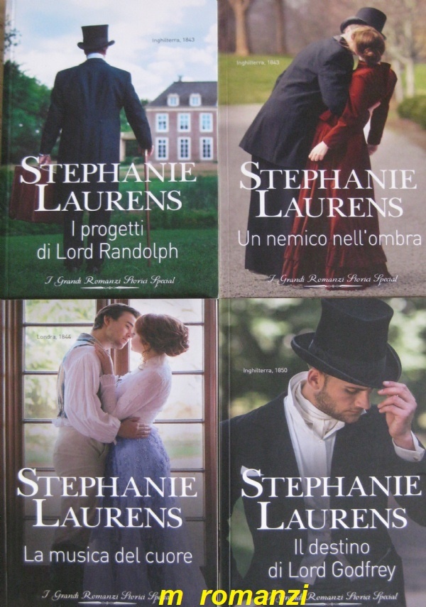 STEPHANIE LAURENS: LA STRADA DEL CUORE + I DIAMANTI DI FINSBURY + UNA SFIDA PER IL CUORE + LE SCARPE DI LADY LATIMER + REDENTO DALL� AMORE * Serie The Casebook of Barnaby Adair Completa * di 