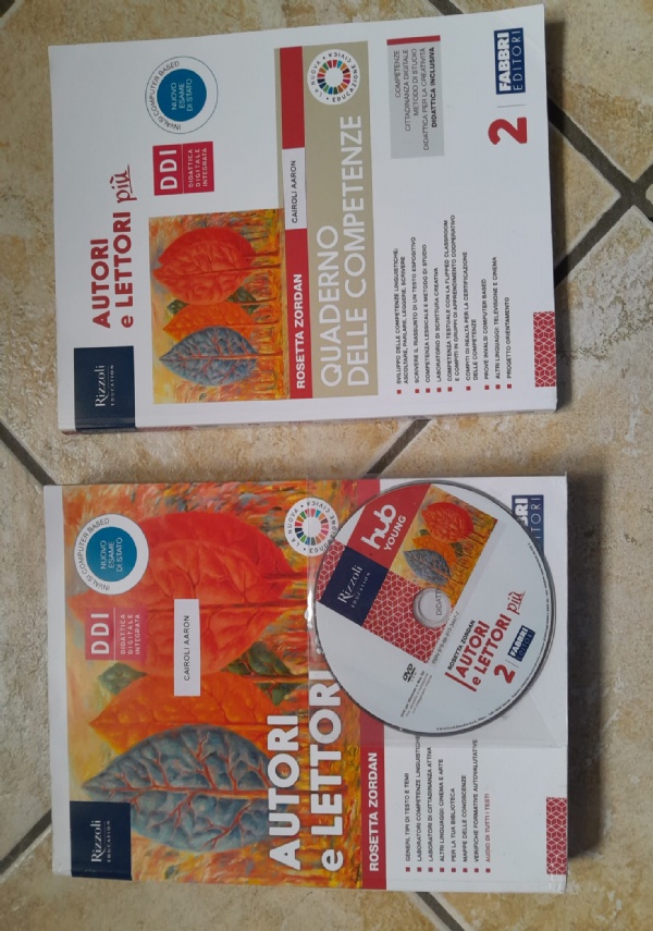 AUTORI E LETTORI PIU&rsquo; 3 + QUADERNO DELLE COMPETENZE + NUOVO ESAME DI STATO + TEMI DI CITTADINANZA + DVD HUB YOUNG + HUB YOUNG + HUB KIT di 