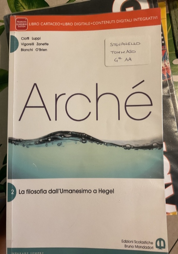 Arch? 1 La filosofia antica e medievale di 