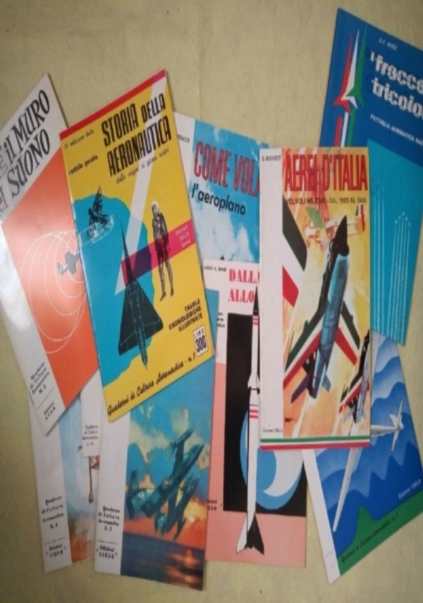 	ALI ITALIANE - Eccezionale opera in 4 volumi rilegati e illustratissimi, di documentazione storica sull�Aeronautica Militare Italiana 1908-1922 / 1923-1938 / 1939-1945 / 1946-1979 di 