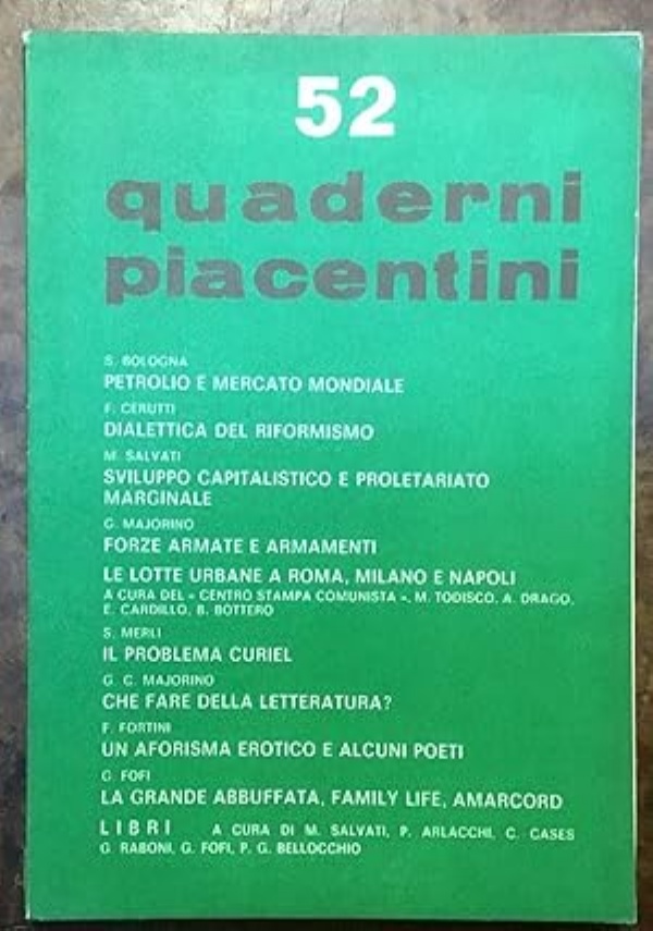 Quaderni piacentini di 