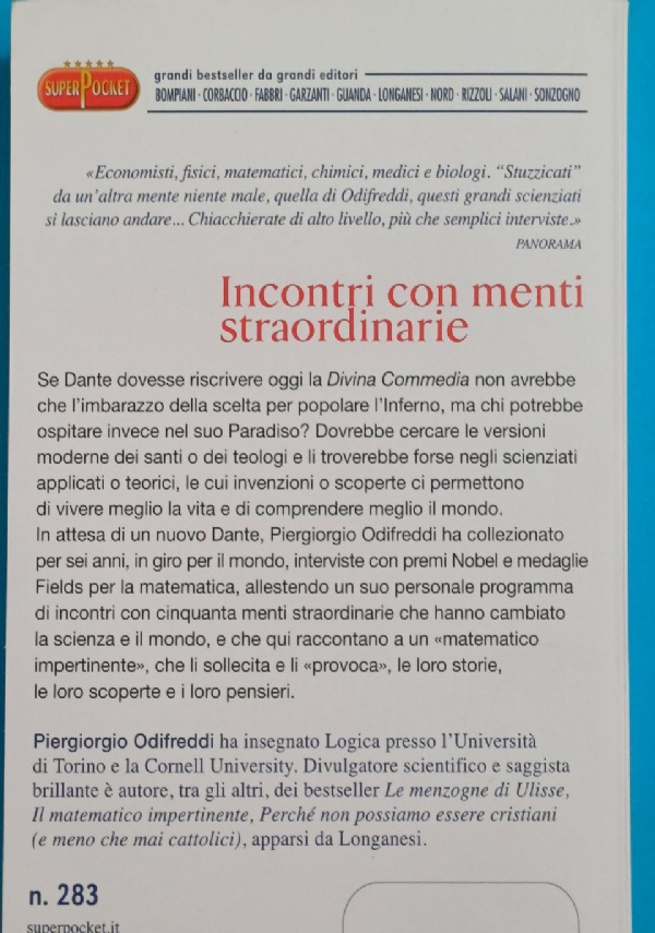 Incontri con menti straordinarie di Piergiorgio Odifreddi