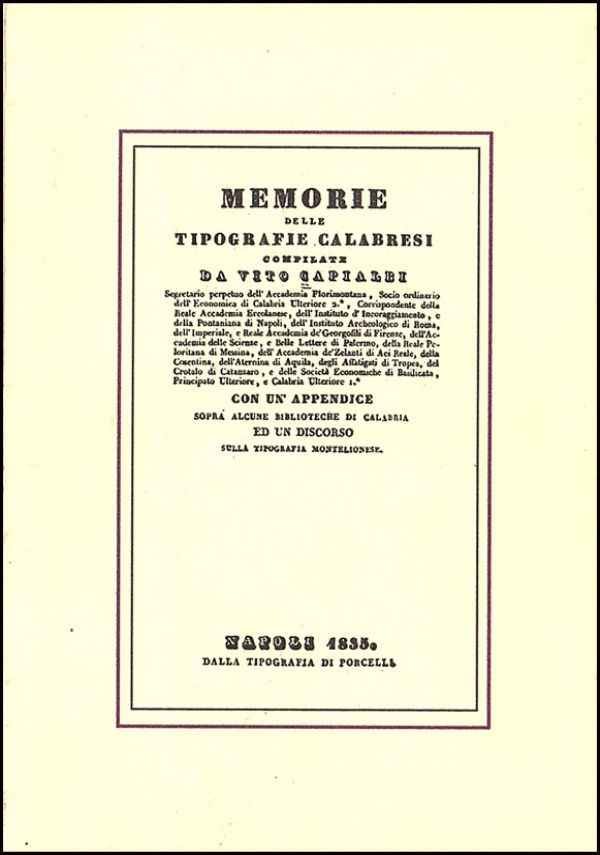 Crono-istoria di Corigliano Calabro di 