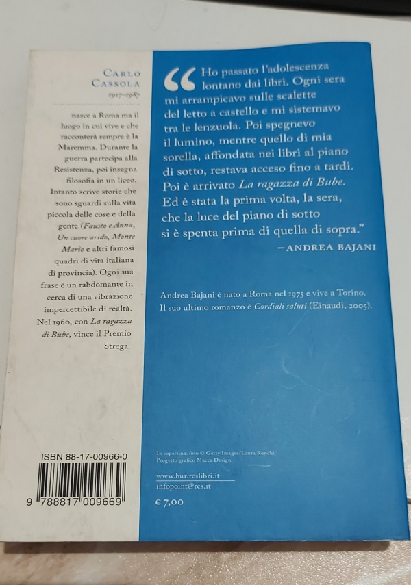 La ragazza di Bube di Carlo Cassola, Geno Pampaloni