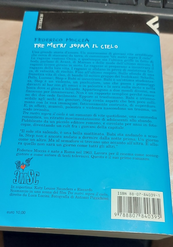 Tre metri sopra il cielo di Federico Moccia