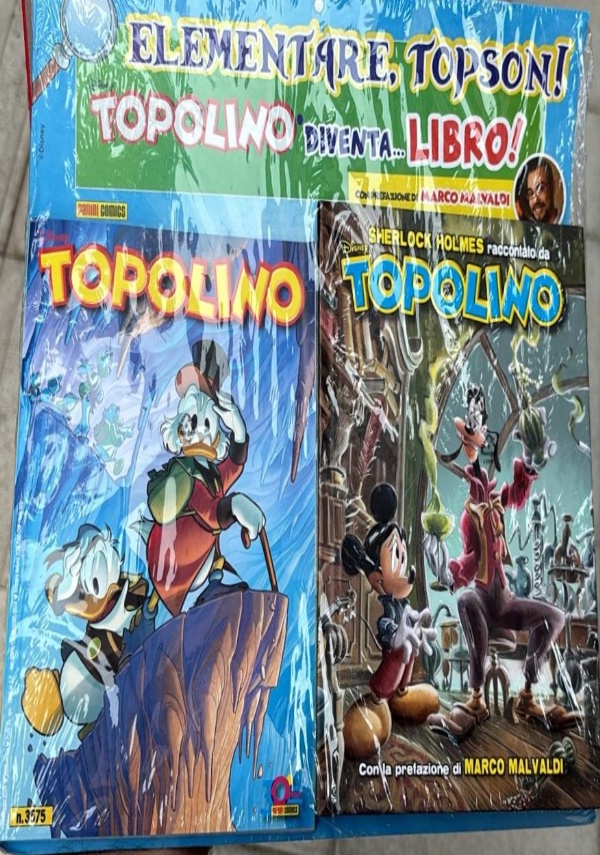 Topolino 3575 Contiene il Topolibro “Sherlock Holmes Raccontato da Topolino” di Walt Disney