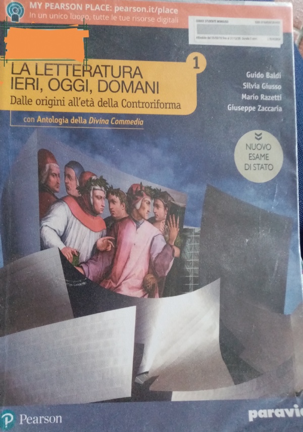 Le occasioni della letteratura dalle origini all&rsquo;et� della controriforma di 