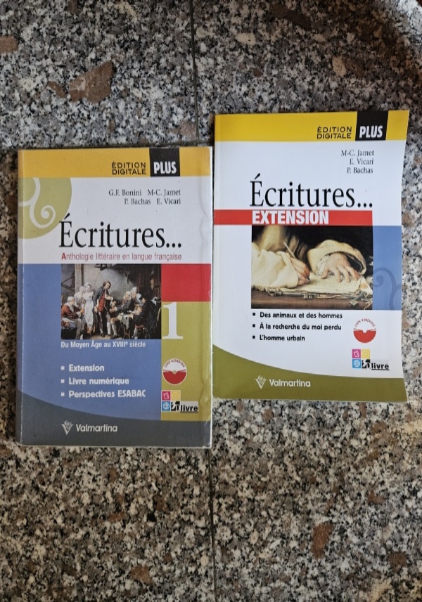 ?critures... 2 Antologie litteraire en langue francaise di 