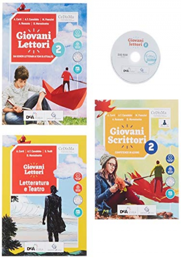 GIOVANI LETTORI - GIOVANI SCRITTORI VOL. 1 + MITO ED EPICA + EASY EBOOK (SU DVD) + EBOOK di 