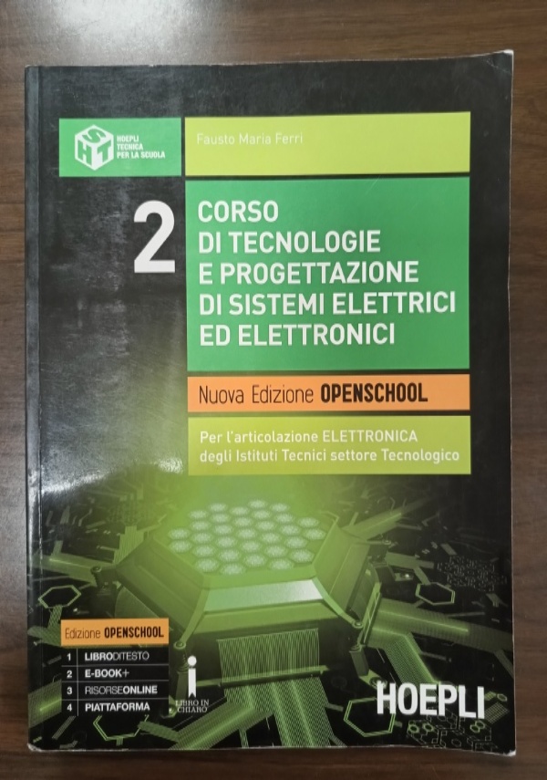 CORSO DI SISTEMI AUTOMATICI 3 ELETTRONICA PER L&rsquo; ARTICOLAZIONE ELETTRONICA DEGLI ISTITUTI TECNICI SETTORE TECNOLOGICO Vol.3 di 