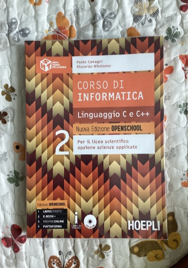 CORSO DI INFORMATICA 1, Linguaggio C e C++, Per il liceo scientifico opzione scienze applicate di 