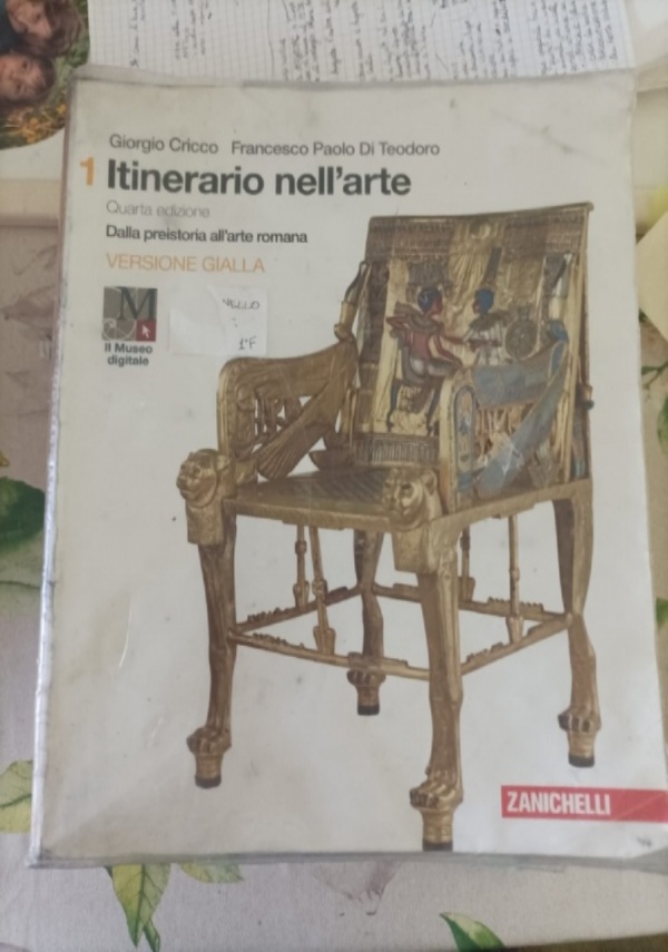 Itinerario nell&rsquo;arte 2 versione gialla quarta edizione di 