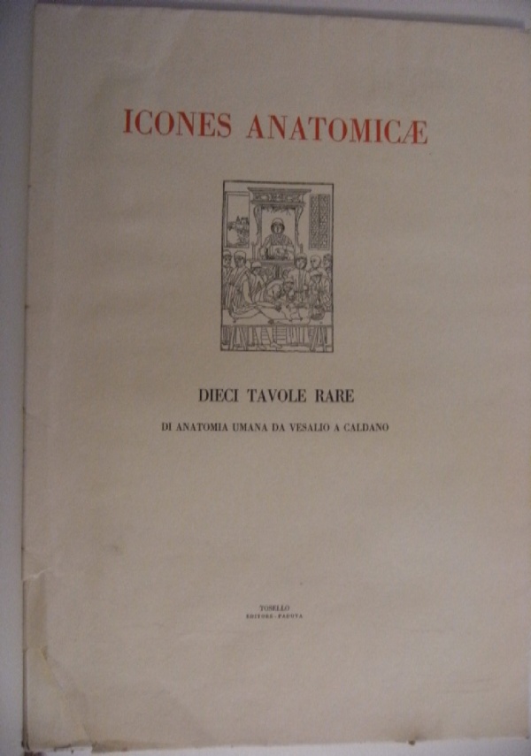 Icones Anatomicae. Dieci tavole rare di anatomia umana da Vesalio a ...