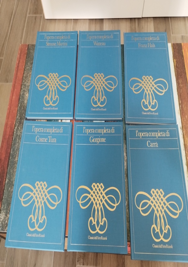 OPERA COMPLETA di: Longhi + Zurbaran + Hogart + Manet +  Memling + Guido Reni di 