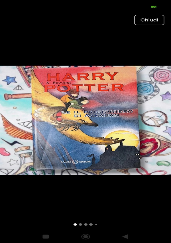 Harry Potter e la Pietra Filosofale 3� Ristampa PRIMA Edizione 2000 di 