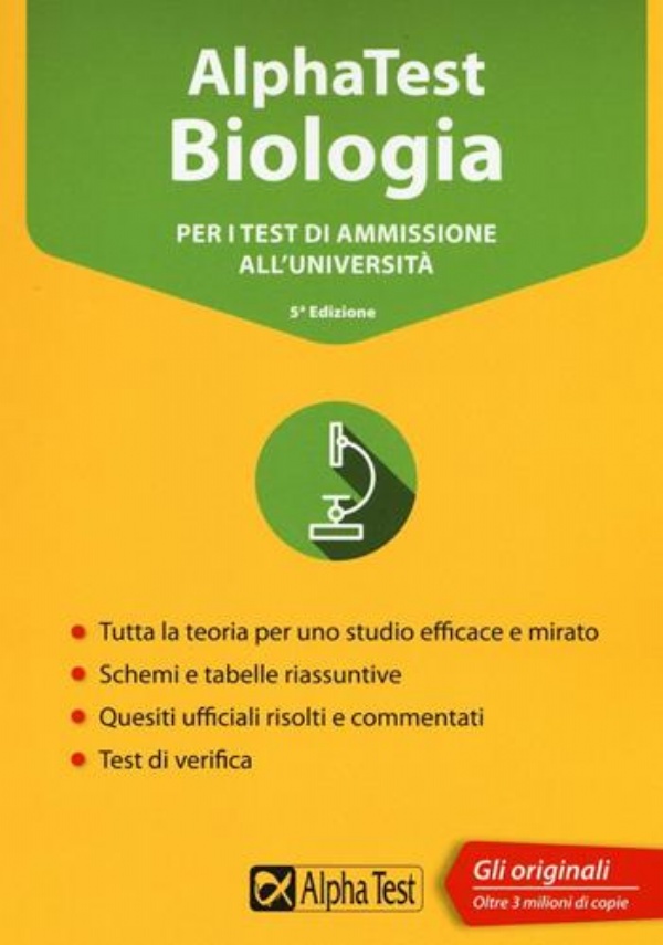 Alpha Test chimica. Per i test di ammissione all�universit� di 