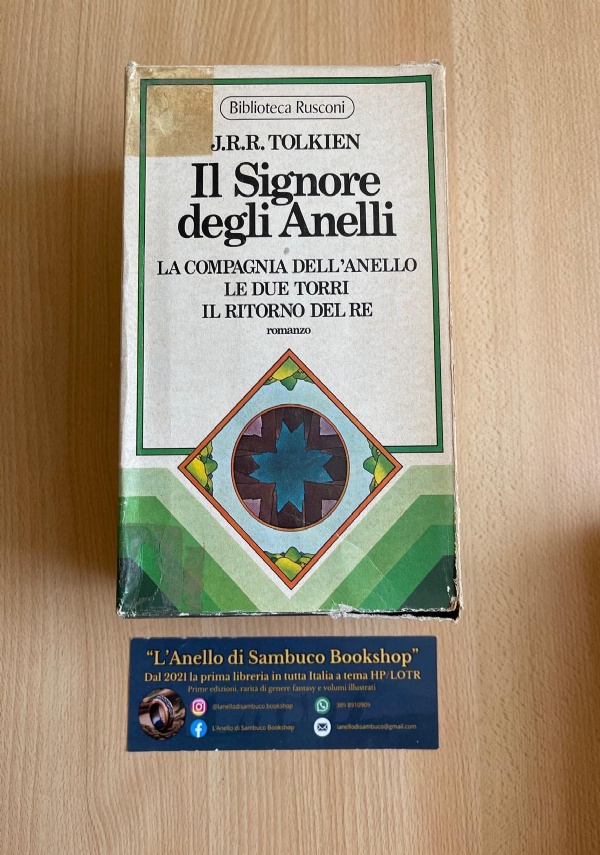 J.R.R. Tolkien Il Signore degli Anelli prima edizione assoluta Rusconi prima stampa 1970 di 