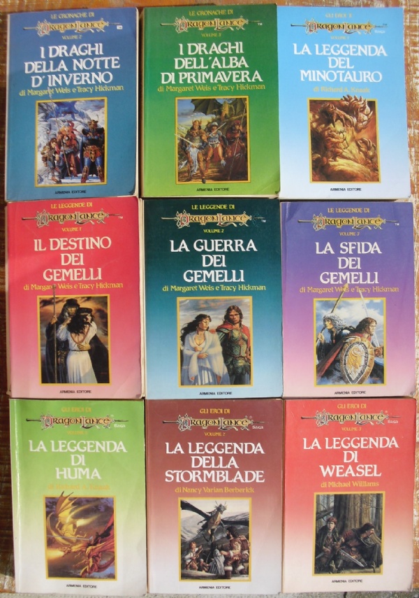 Il cavaliere degli Elfi: La rocca dell�Ordine, La terra degli Albi, La terra del Fiordo - Lotto 3 libri fantasy SERIE COMPLETA PRIMA EDIZIONE di 