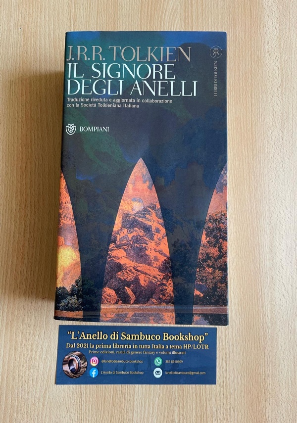 J.R.R. Tolkien Il Signore degli Anelli prima edizione Bompiani cofanetto traduzione Alliata di 