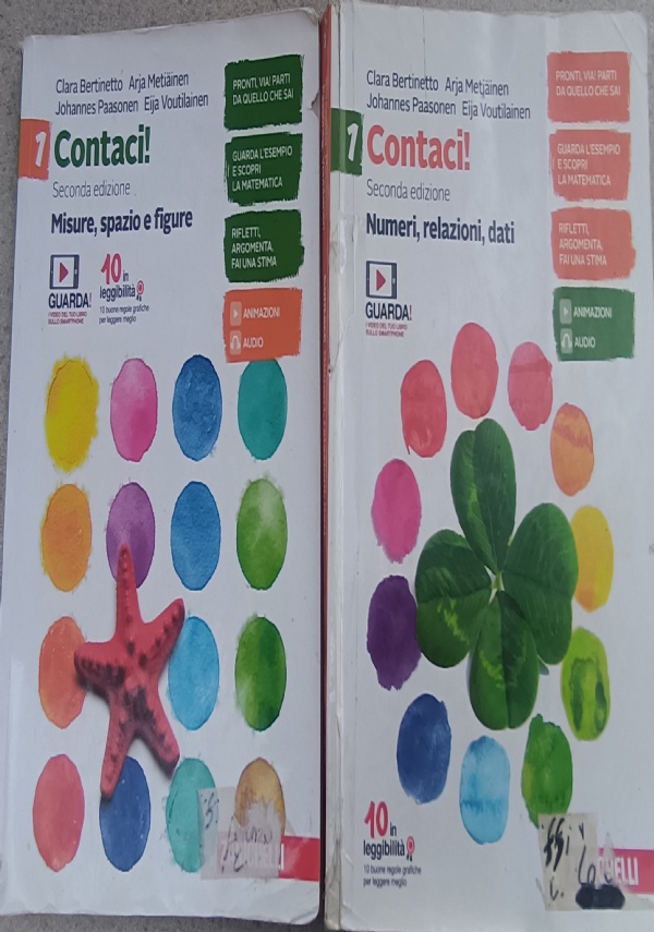 Contaci 2 numeri, relazioni, dati; Contaci 2 misure, spazio e figure di 