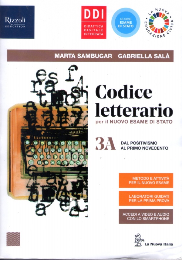 CODICE LETTERARIO 2 DAL BAROCCO A MANZONI di 