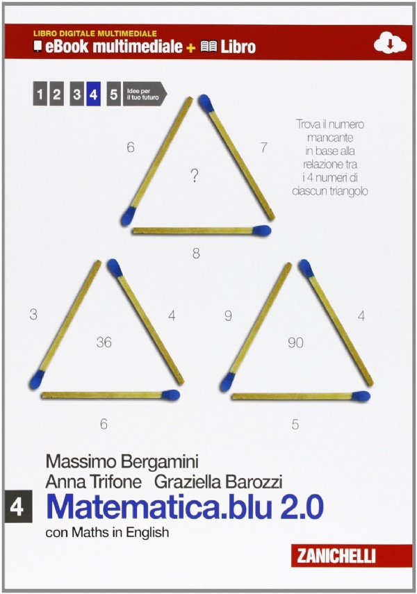 Matematica.blu 2.0. Libro digitale 5 con Maths in english di 