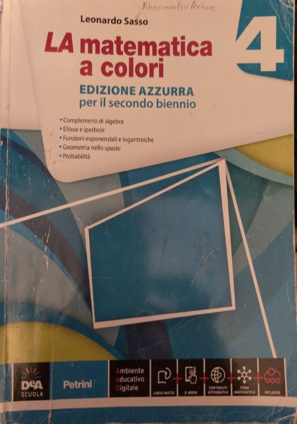 La matematica a colori Edizione azzurra di 