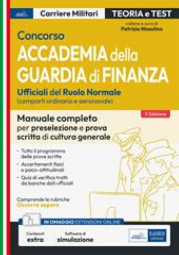 Concorso ACCADEMIA NAVALE di LIVORNO Ufficiali Marina Militare Teoria di 
