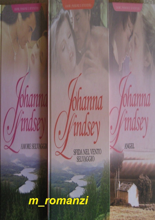 JOHANNA LINDSEY: CUORE SELVAGGIO + PRIGIONIERI DEL DESIDERIO *Serie Straton completa* di 