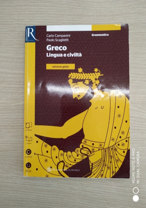 Greco Lingua e Civilt? Esercizi 1 edizione gialla di 