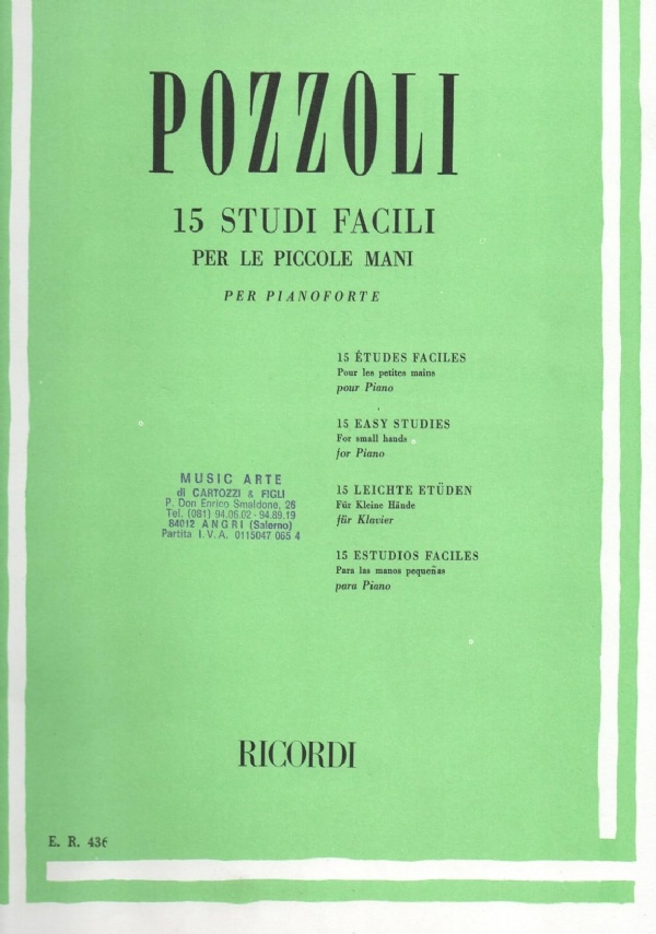 ANTOLOGIA PIANISTICA PER LA GIOVENTU&rsquo; di 