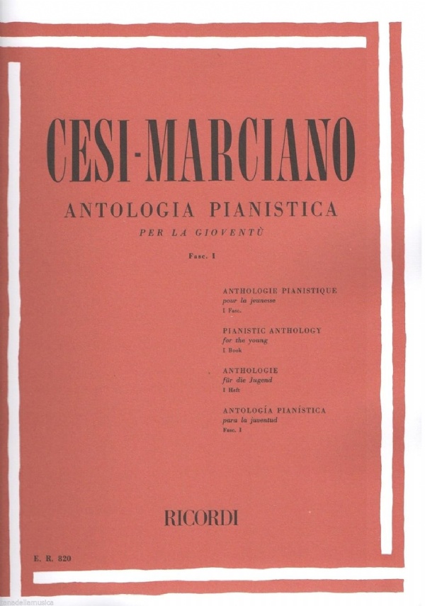LE SCALE IN DOPPIE TERZE E IN DOPPIE SESTE PER PIANOFORTE di 