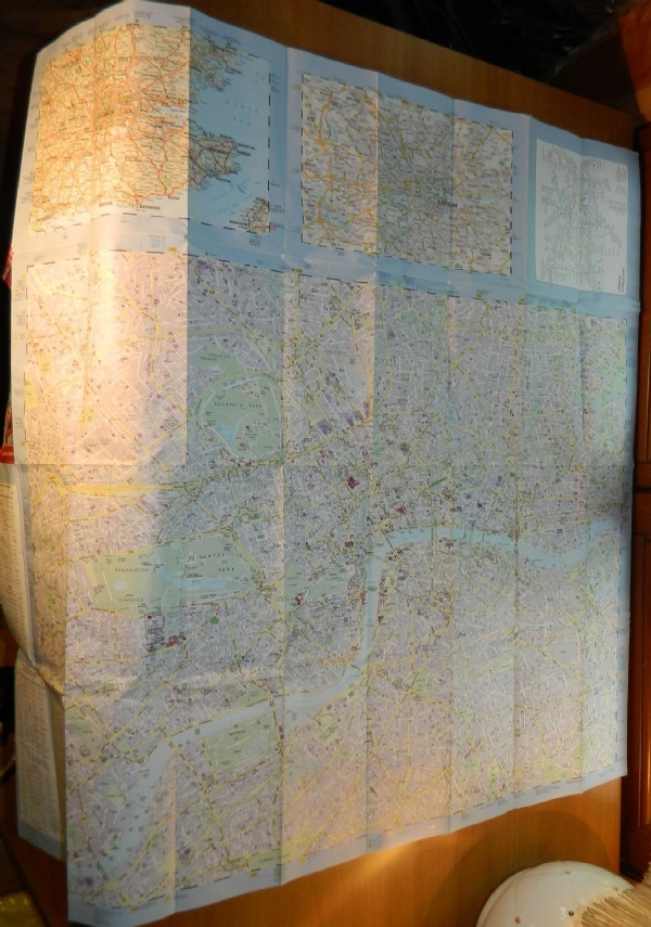 Mappa Londra 1:15000 di Cartografia di Novara