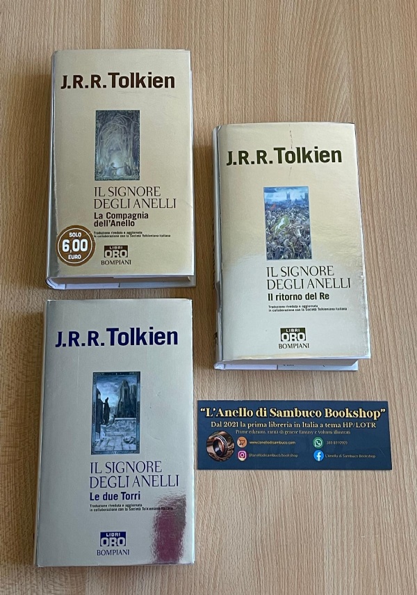 J.R.R. Tolkien Il Signore degli Anelli Bompiani sesta edizione speciale traduzione Alliata di 