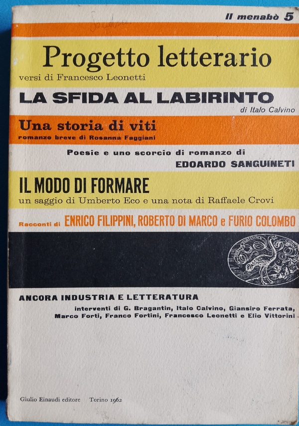 Storia della letteratura italiana Vol I - Vol. II di 