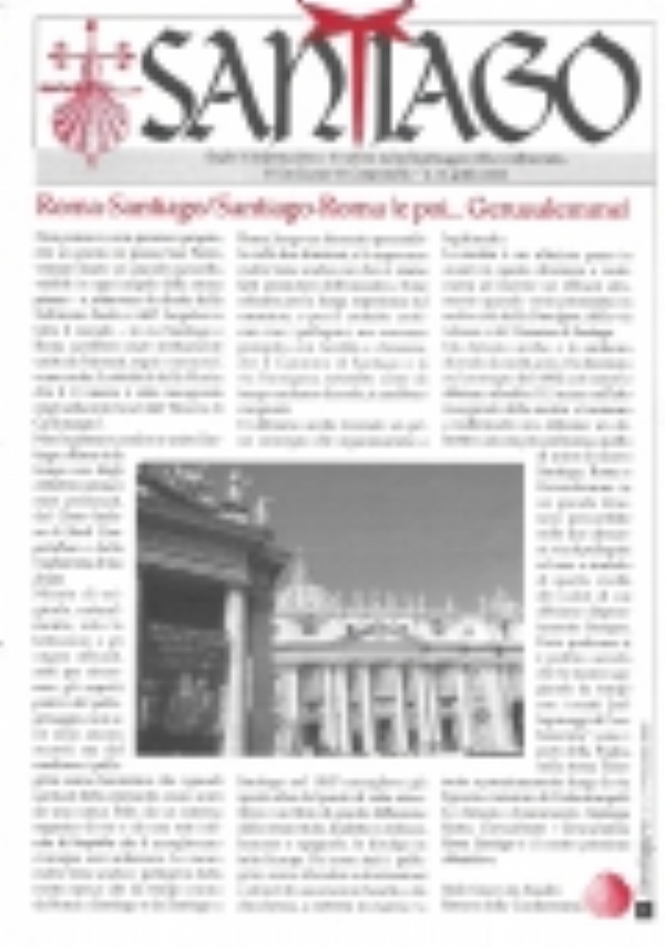 Santiago, foglio di informazione e di notizie sul pellegrinaggio della Confraternita di San Jacopo di Compostella, n. 12 di 