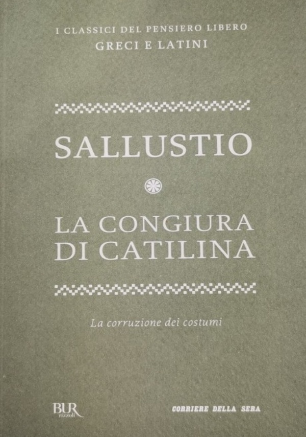 La congiura di Catilina di Gaio Crispo Sallustio
