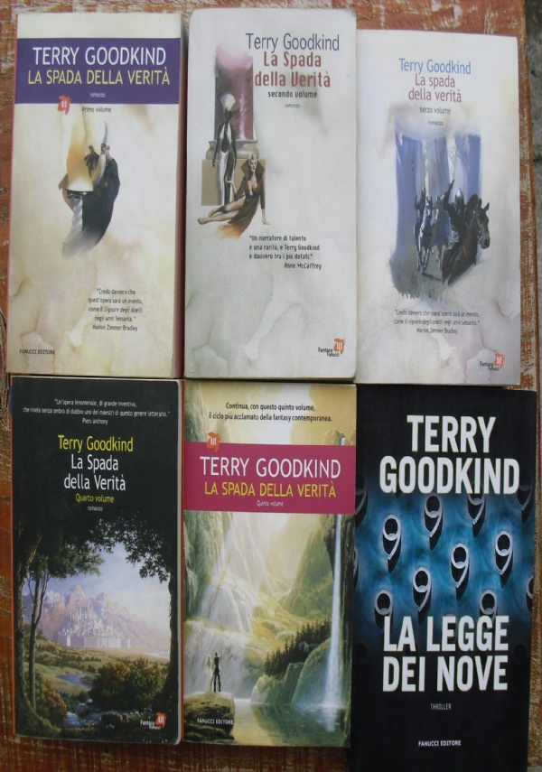 Lotto libri fantasy David Eddings: Ciclo Belgariad v.1 (Segno della profezia, Regina della magia), Redenzione di Althalus, Demoni della luce (Saga Tamuli v.2), Guardiani della luce (Epopea Mallorean) di 